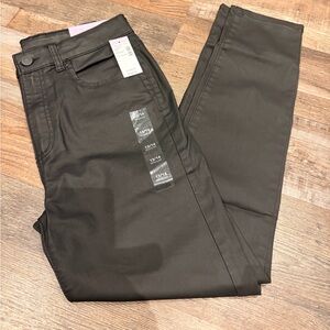 🌙 B165 Maurice’s Girls Black Skinny leather like Jeans